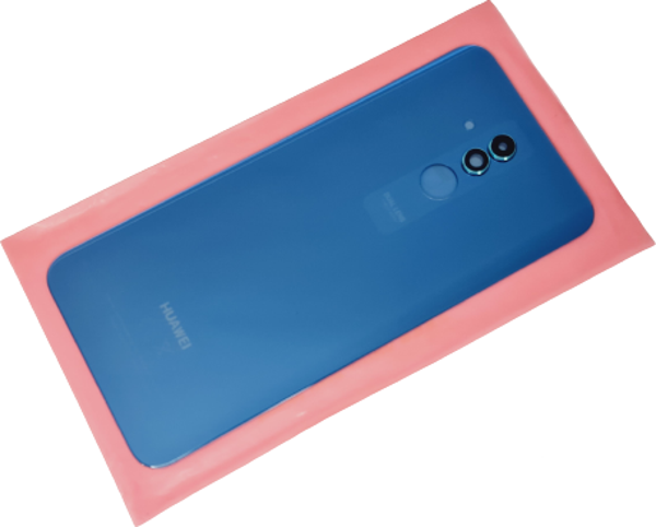Tkgz Huawei Mate 20 Lite Arka Pil batarya Kapağı (CAM KAMERA LENSİ) MAVİ - Image 1