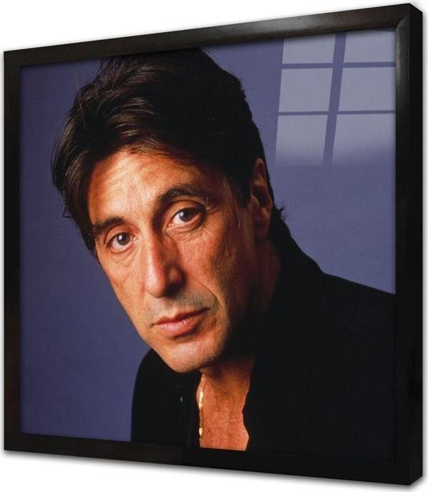 Tablosan Al Pacino Çerçeveli Cam Tablo - Image 1