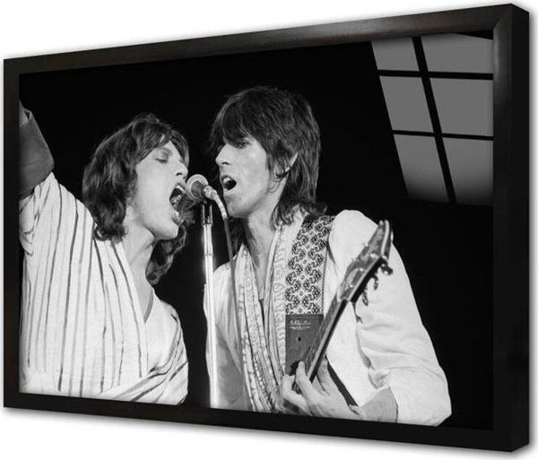 Tablosan Keith Richards Çerçeveli Cam Tablo - Image 1