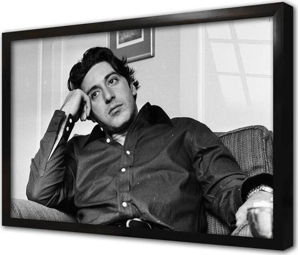 Tablosan Al Pacino Çerçeveli Cam Tablo - Image 1