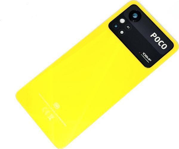 Tkgz Xiaomi Poco X4 PRO Arka Kapak (Full Lensli) SARI - Image 1