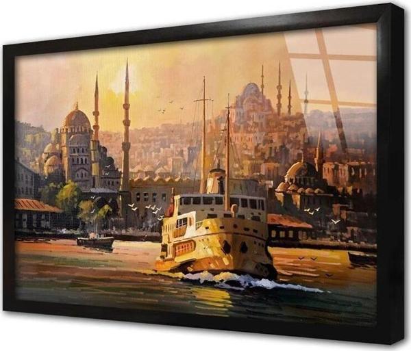 Tablosan Istanbul Çerçeveli Cam Tablo - Image 1