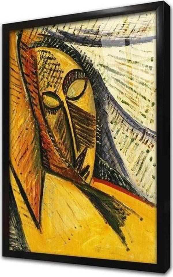 Tablosan Picasso Çerçeveli Cam Tablo - Image 1