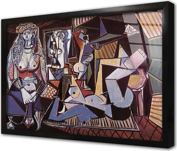 Tablosan Picasso Çerçeveli Cam Tablo - Image 1