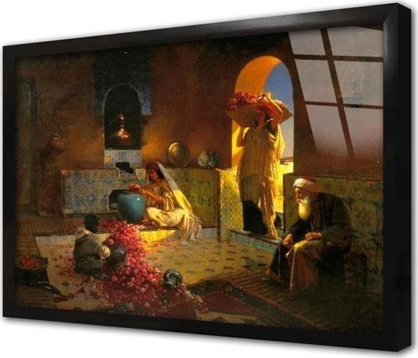 Tablosan Parfüm Yapımcısı Çerçeveli Cam Tablo - Image 1