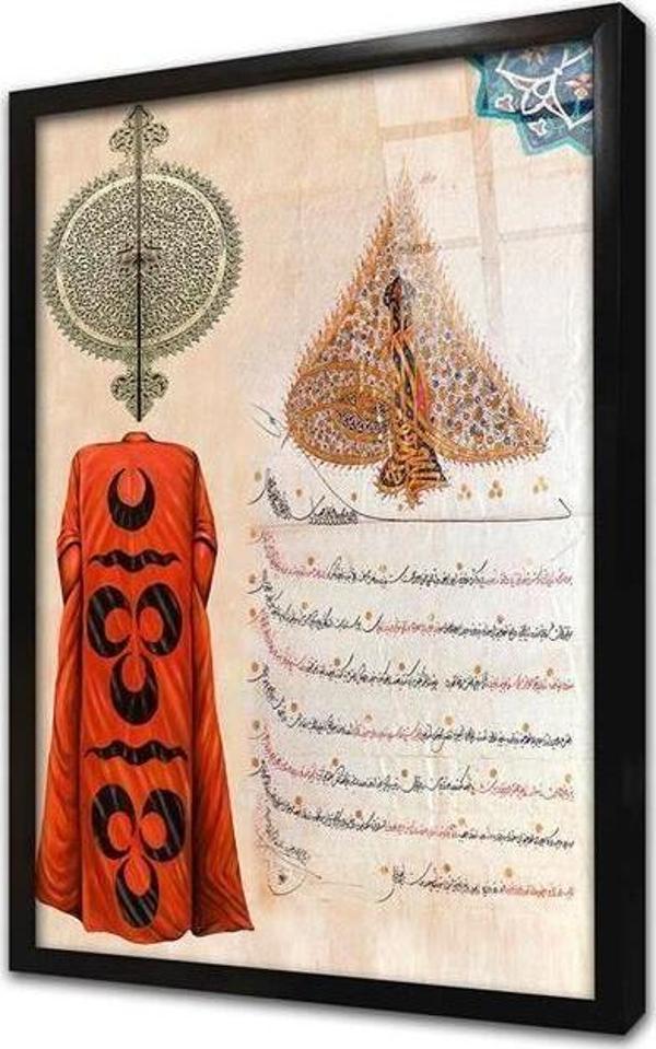 Tablosan Ferman Ve Kaftan Çerçeveli Cam Tablo - Image 1