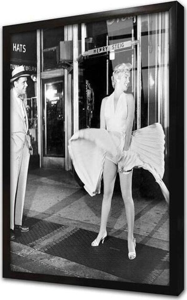 Tablosan Marilyn Monroe Çerçeveli Cam Tablo - Image 1