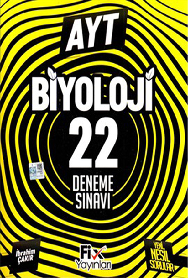 AYT Biyoloji 22 Deneme - Fix Yayınları - Image 1