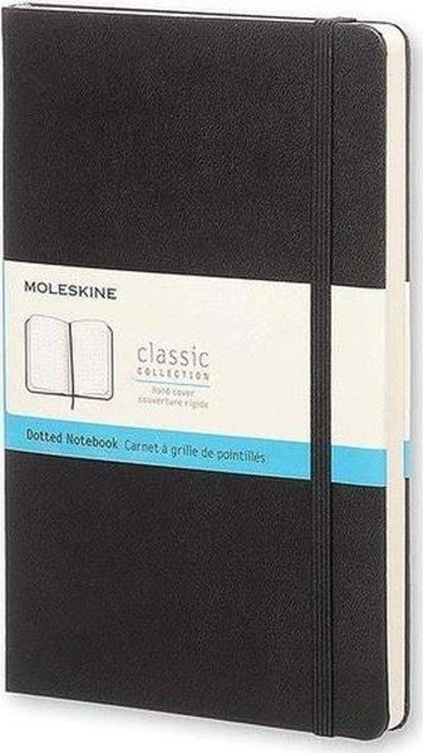 Moleskine Klasik Büyük Boy Sert Kapak Noktalı Defter Siyah - Image 1