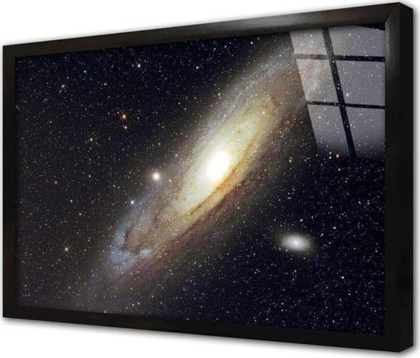 Tablosan Uzay Teleskobu Görüntüleri Çerçeveli Cam Tablo 50x70 cm - Image 1
