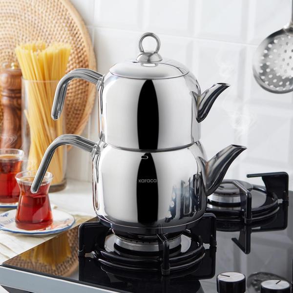 Karaca Urban İndüksiyon Tabanlı Midi Çaydanlık Takımı - Image 1