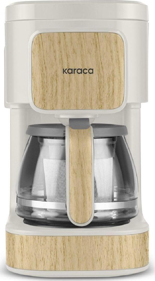 Just Coffee Aroma 2 in 1 Filtre Kahve ve Çay Demleme Makinesi Wood Craft - Image 1