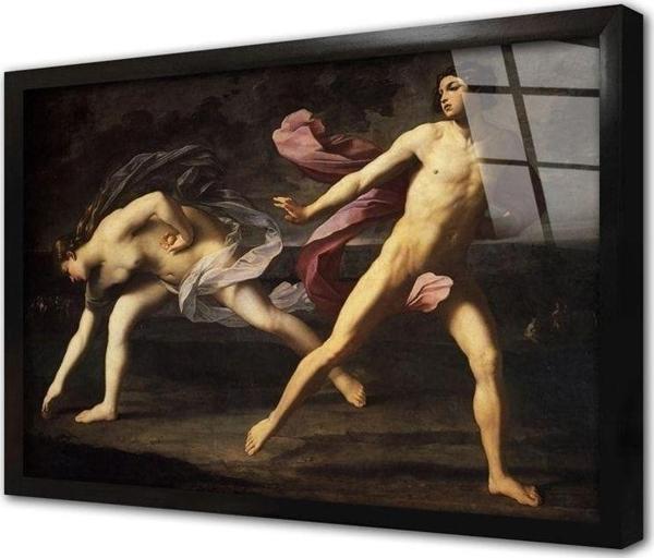 Tablosan Atalanta Ve Hippomenes Çerçeveli Cam Tablo 30x40 cm - Image 1