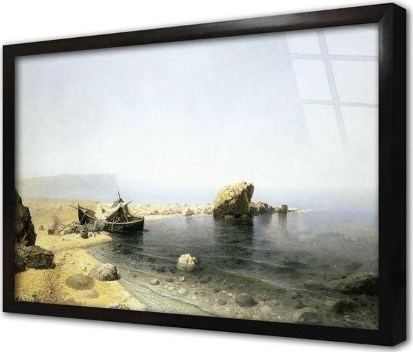 Tablosan Deniz Çerçeveli Cam Tablo 20x30 cm - Image 1