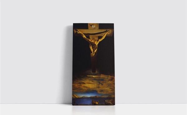 Tablosan Çarmıhta Isa Salvador Dali Çerçeveli Mdf Tablo 20x30 cm - Image 1
