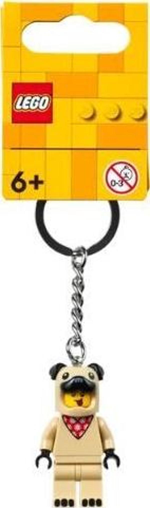 LEGO 854158 French Bull Dog Guy Keyring +6 Yaş (1 Parça) - Image 1