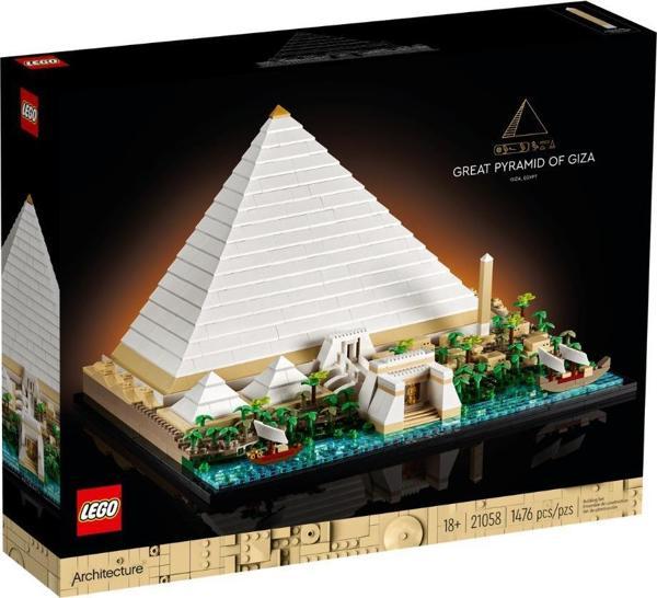 LEGO Architecture 21058 Keops Piramidi +18 Yaş (1476 Parça) - Image 1