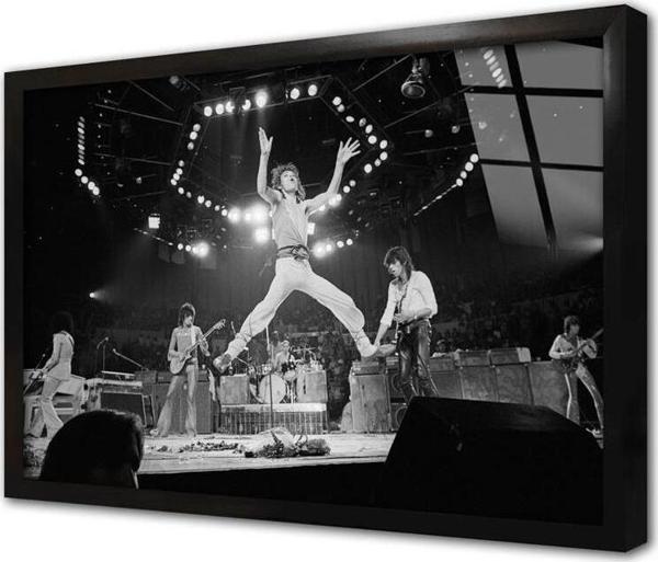 Tablosan Rolling Stones Çerçeveli Cam Tablo - Image 1