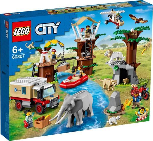 LEGO 60307 City Vahşi Hayvan Kurtarma Kampı +6 Yaş (503 Parça) - Image 1