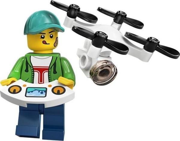 LEGO Minifigür Seri 20 - 71027 - Drone Boy +6 Yaş (1 Parça) - Image 1