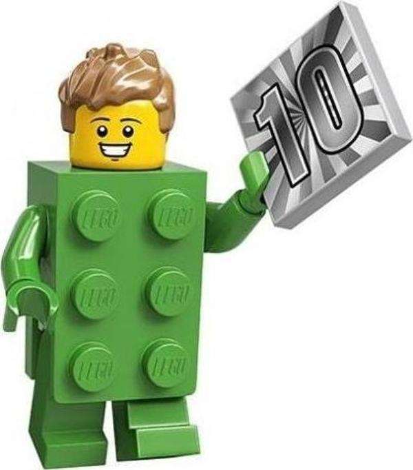 LEGO Minifigür Seri 20 - 71027 - Brick Costume Guy +6 Yaş (1 Parça) - Image 1