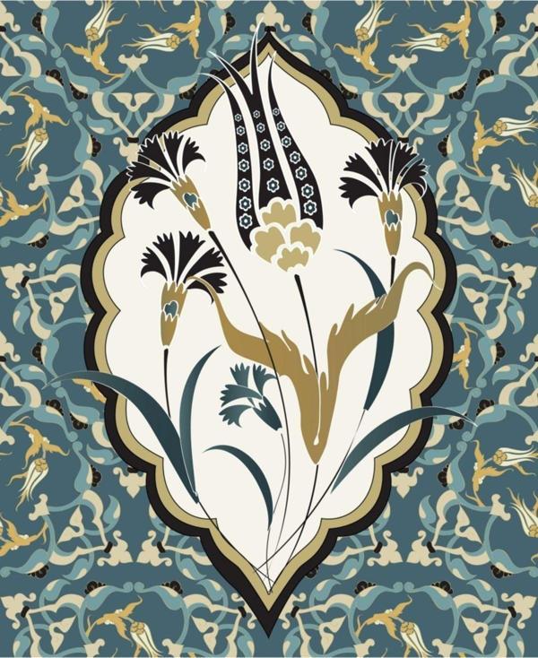 Tablosan Çini Lale Kanvas Tablo 50x70 cm 50x70 cm - Image 1