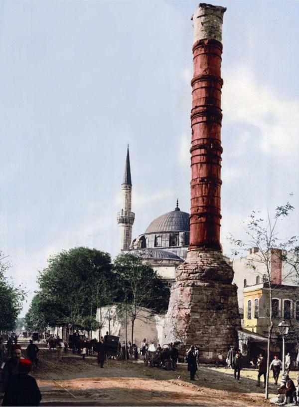 Tablosan Eski Istanbul Çemberlitaş Fotoğraf Kanvas Tablo 30x40 cm 30x40 cm - Image 1