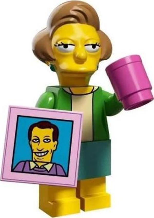 LEGO 71009  Simpsons serisi 2 - 14 Mrs. Edna Krabappel +5 Yaş (1 Parça) - Image 1