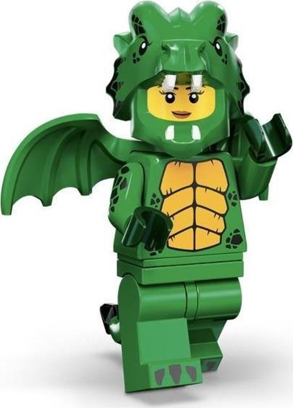 LEGO 71034 Minifigure Series 23 - 12 Green Dragon Costume +5 Yaş (1 Parça) - Image 1