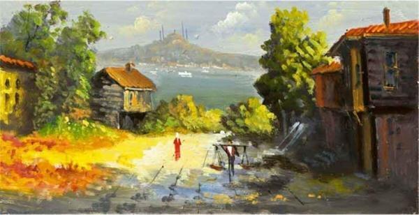 Tablosan Istanbul Kanvas Tablo 70x140 cm Kb16205 70x140 cm - Image 1