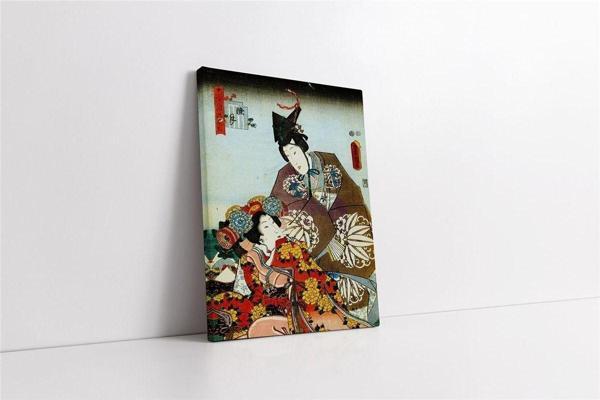 Tablosan Japon Geyşa Kanvas Tablo - Image 1