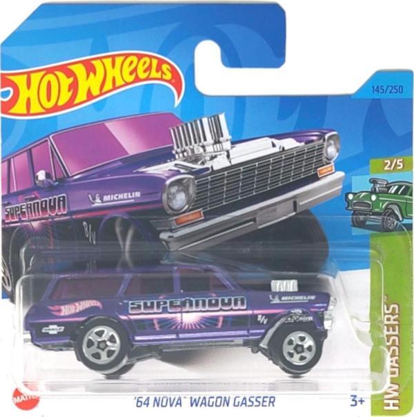 Hot Wheels Tekli Arabalar '64 Nova Wagon Gasser HKH63 - Image 1