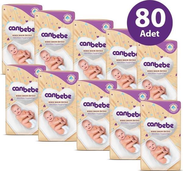 Canbebe Bebek Bakım Örtüsü 60x60 cm 8 li x 10 Adet - Image 1