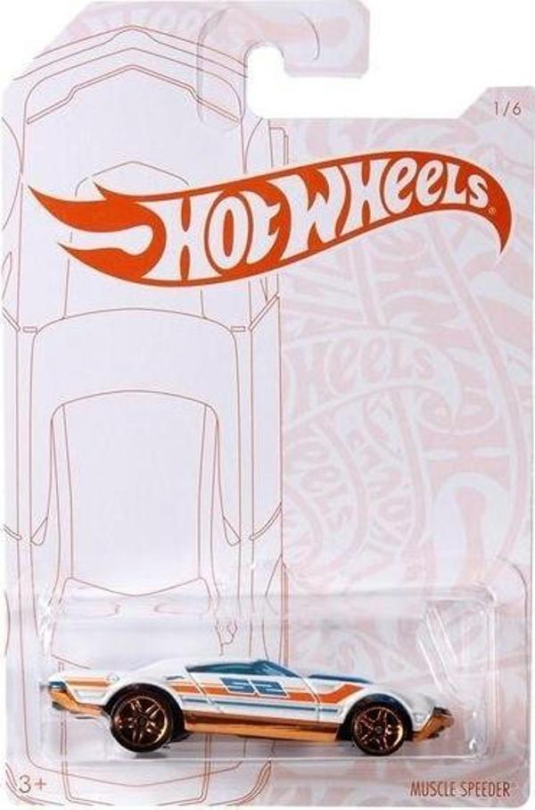 Hot Wheels Pearl and Chrome Muscle Speeder GMR82 - Image 1