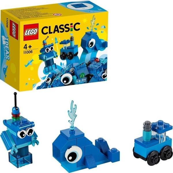 LEGO Classic 11006 Yaratıcı Mavi Yapım Parçaları +4 Yaş (100 Parça) - Image 1