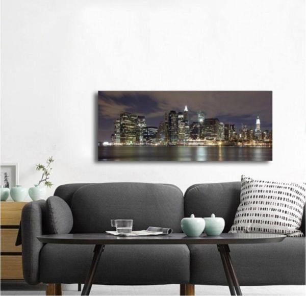 Tablosan Manhattan Fotoğraf Kanvas Tablo 90x120 90x120 cm - Image 1
