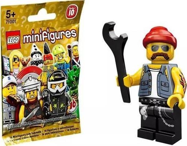 LEGO 71001 Minifigür Seri 10 - 16 Motorcycle Mechanic +5 Yaş (1 Parça) - Image 1
