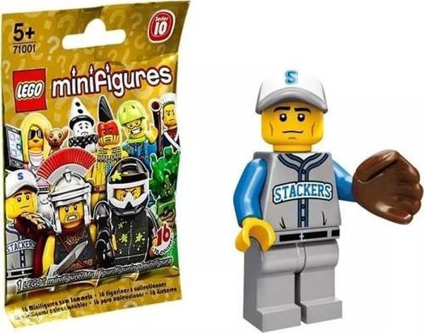 LEGO 71001 Minifigür Seri 10 - 13 Baseball Fielder +5 Yaş (1 Parça) - Image 1