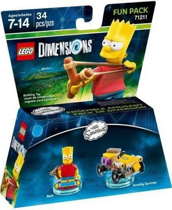 LEGO 71211 Fun Pack - The Simpsons (Bart and Gravity Sprinter) - Image 1