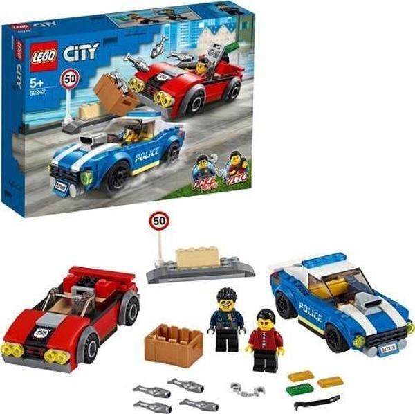 LEGO City 60242 Polis Otobanda Tutuklama +5 Yaş (185 Parça) - Image 1