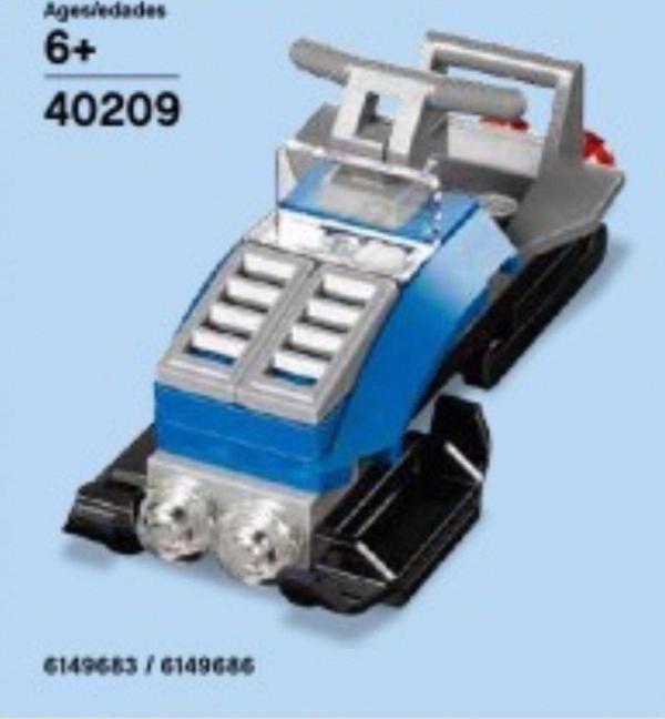 LEGO Promotional 40209 Snowmobile +6 Yaş (100 Parça) - Image 1