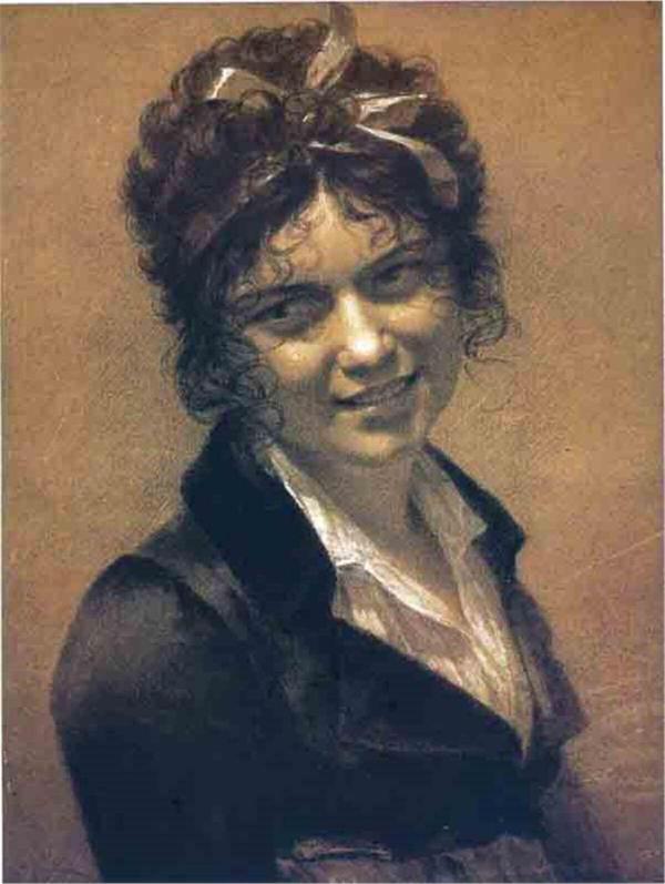 Tablosan Portrait Of Constance Mayer Kanvas Tablo 75x100 cm Kb22347 75x100 cm - Image 1