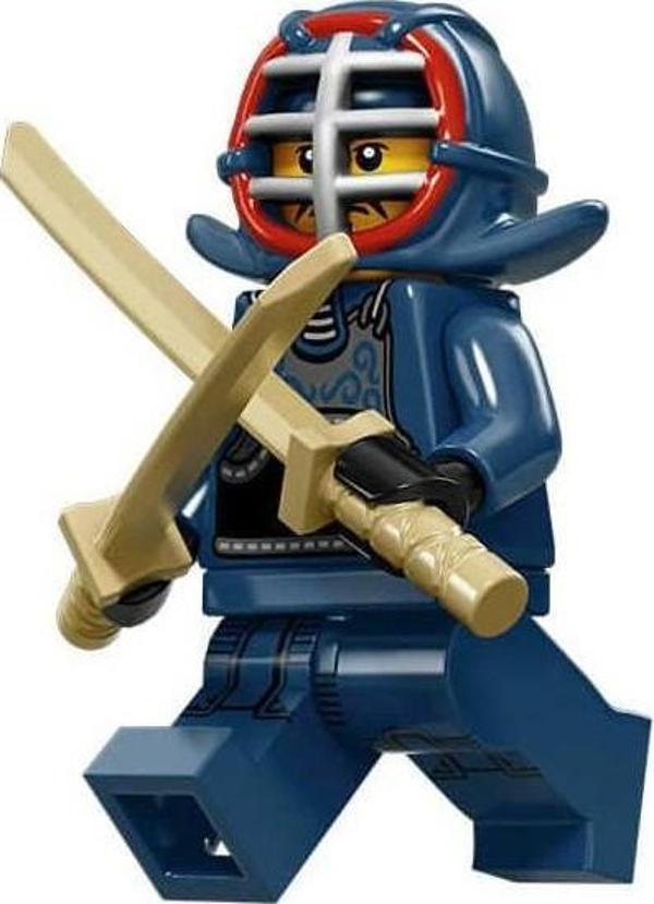 LEGO Minifigür - Seri 15 - 71011 - Kendo Fighter - Image 1