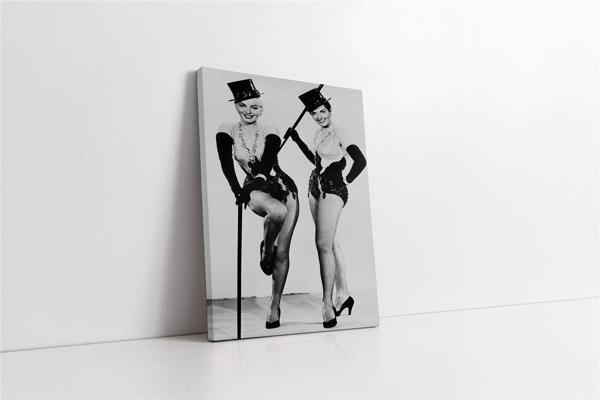 Tablosan Siyah Beyaz Marilyn Monroe Kanvas Tablo - Image 1