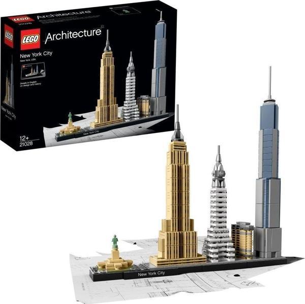 LEGO Architecture 21028 New York City Yapım Seti - Yetişkin için Hobi Oyuncak - Image 1