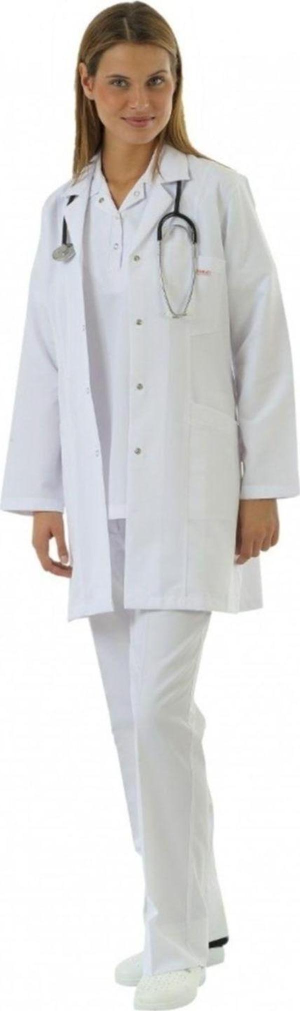 Lavinya Doktor Öğretmen Hemşire Önlüğü Orta Boy - Image 1