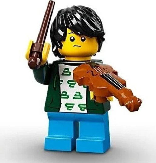 LEGO Minifigür - Seri 21 - 71029 - Violin Kid +5 Yaş (1 Parça) - Image 1
