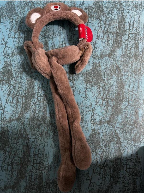 Reva Kız Hareketli  Kulaklı Peluş Kulaklık - Image 1