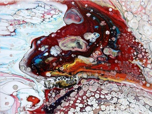 Tablosan Soyut (Abstre) Kanvas Tablo 120x180 cm 120x180 cm - Image 1