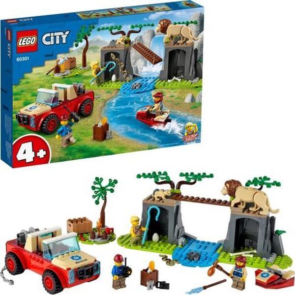 LEGO City Vahşi Hayvan Kurtarma Jipi 60301 Yapım Seti +4 Yaş (157 Parça) - Image 1